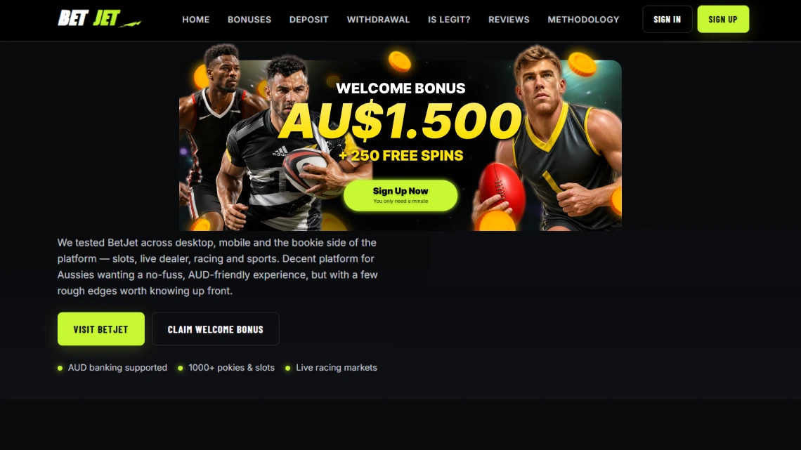 BetJet online casino games lobby